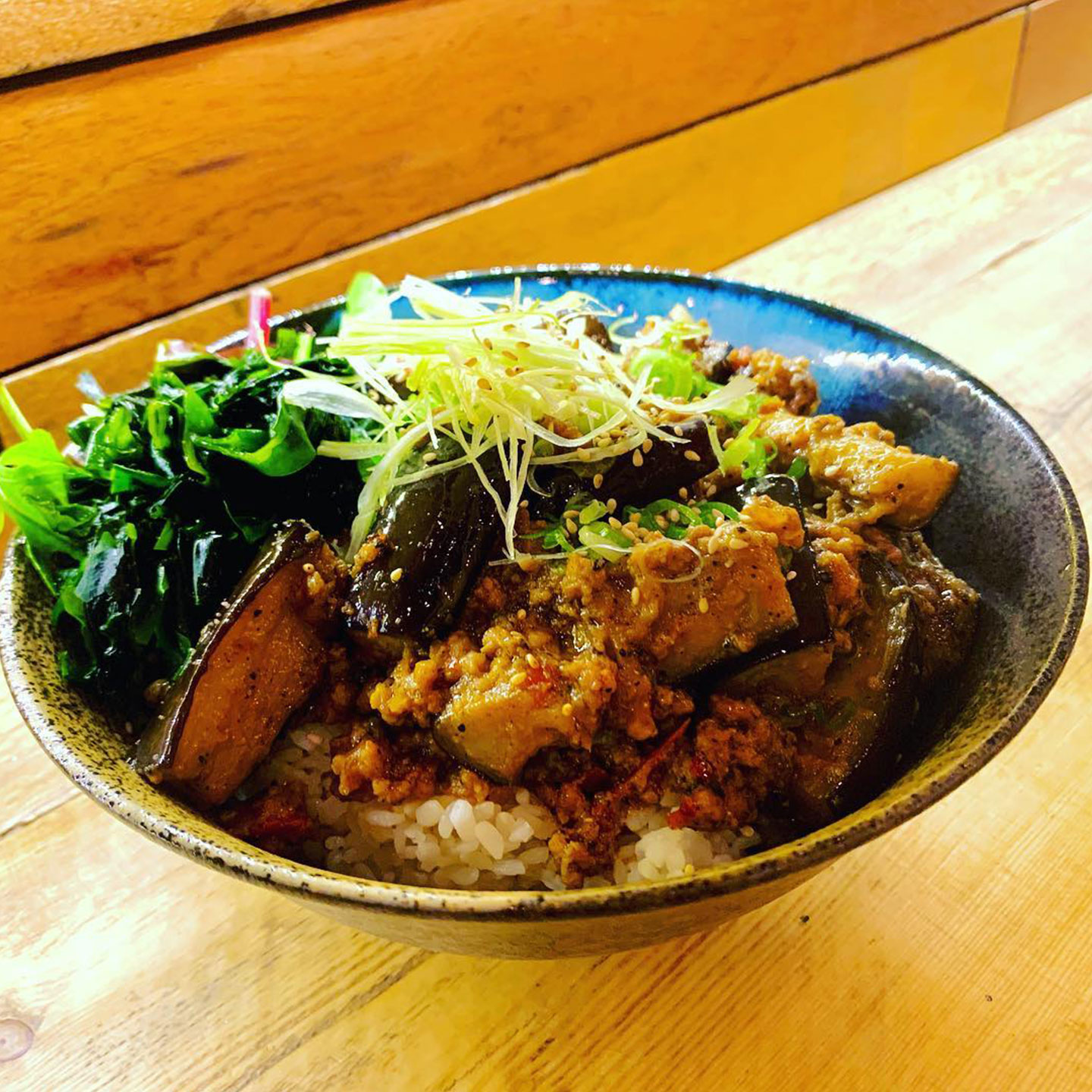 Nasu with rice